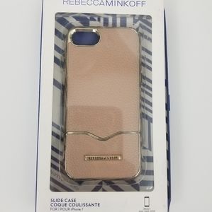 Rebecca Minkoff Pebbled Leather iPhone 7 cell case